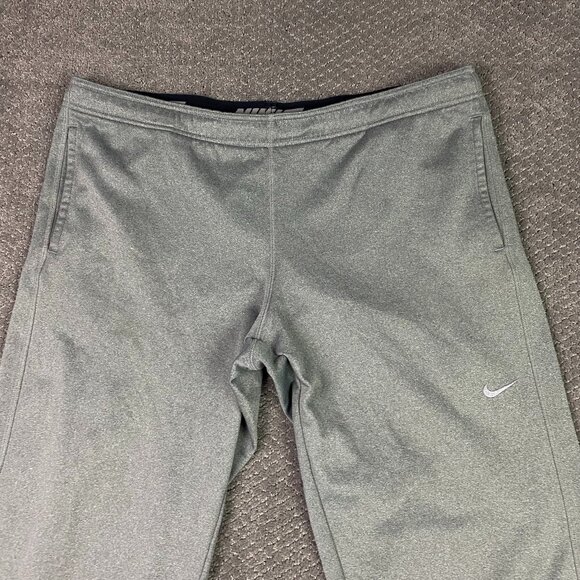 Nike Therma Fit Sweatpants Men's XL Gray Gym Running Training Pants 379431 063 - Picture 2 of 14